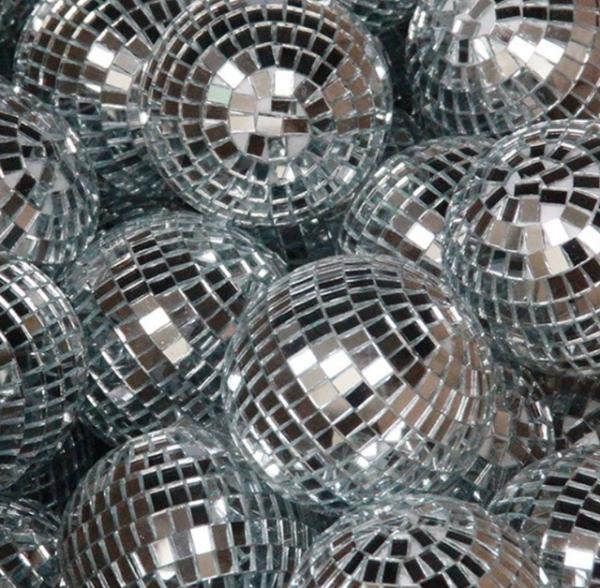 Hall Light Decoration Mini Disco Ball Ornaments Reflective Mirror Ball Decoration for Disco Themed Party