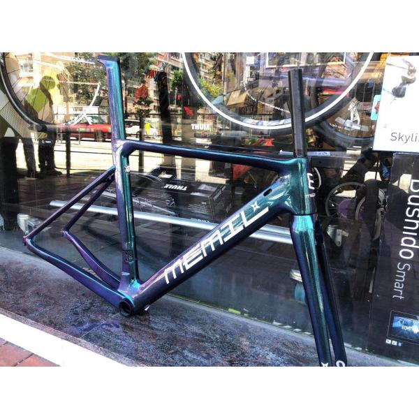 44/47/50/53/56/59cm Cuadro de carbono de suspensión completa bicicleta de carretera para los requisitos del cliente