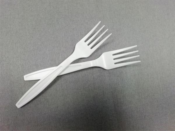 5.5/6.3/7 Inch Compostable Cutlery Set Fork Spoon Knife None Environmental Damage Corn Starch Cutlery