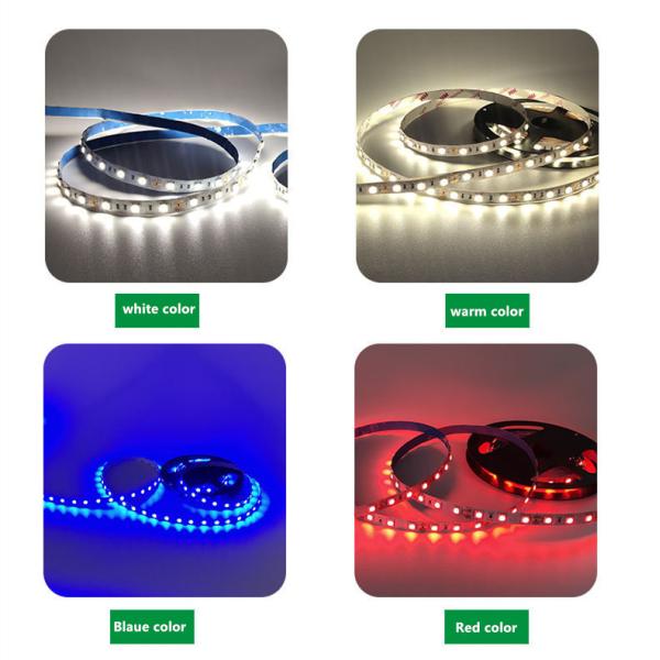 Luz de tira interior plástica luminosa del flujo 40LM 2835 SMD 12V LED