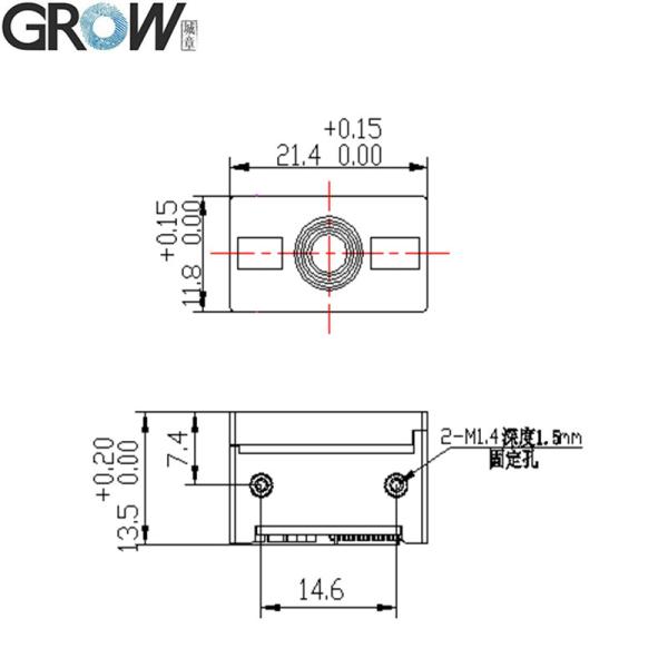 Modulo de escáner de código de barras 1d 2D de Grow GM65 USB Uart
