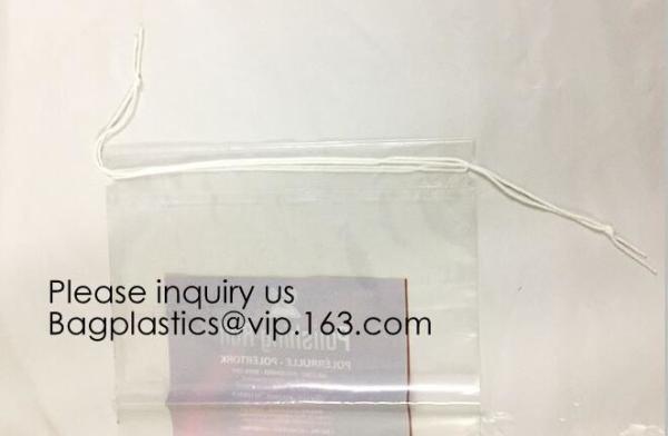 Compostable, Biodegradable Laundry Bags Hospitality Travel Shoe Bags Non-Woven Storage with Rope for Men and Women Large