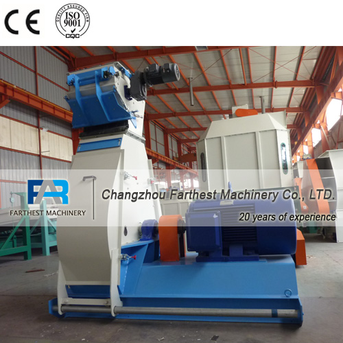 Industrial Low Noise Hammer Mill Crusher For Concentrate Chicken Feed