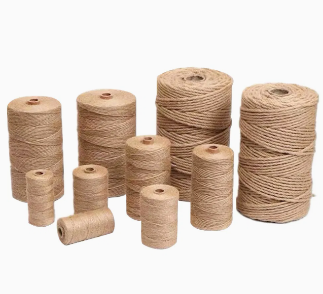 3ply 3mm Baler Twine FIBER Natural 4g/m-6.3g/m Customized Length Agriculture