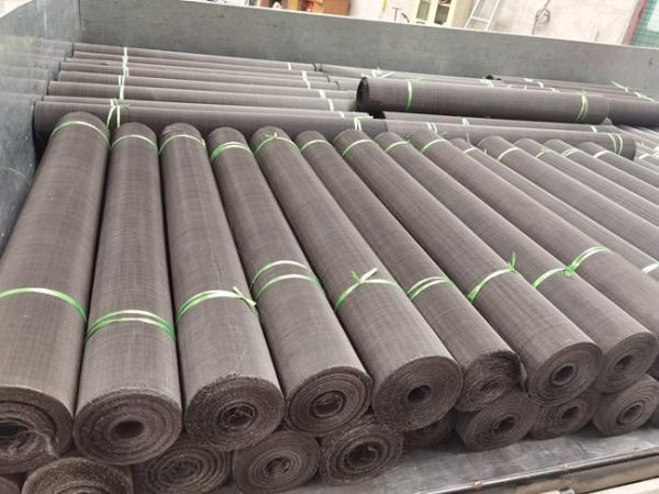 High Tensile Plain Steel Wire Mesh Black Wire Cloth 12-60mesh