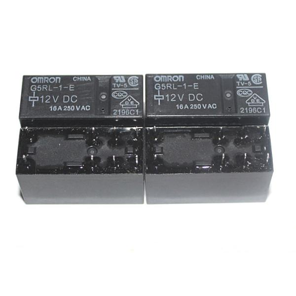 Relais G5RL-1-E-5VDC, G5RL-1-E-12VDC, G5RL-1-E-24VDC- 16A (d'Omron Pin 8)