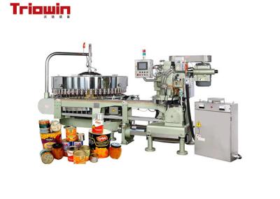 Metal Beverage Can Filling Line Canned Fruit Production Line CE Certification