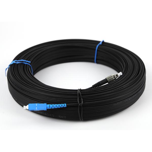 Outdoor 1 Core GJYXFCH Self Supporting Fiber Optic Cable ISO9001 Certified