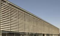 550 systèmes en aluminium d'auvents de Sun de profil aérodynamique, Louvre Sun ombragent des systèmes architecturaux
