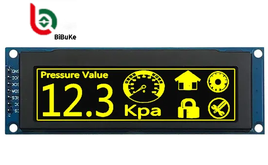 3.12 Inch 256x64 OLED Display Module with SPI Interface and 16 Greyscale