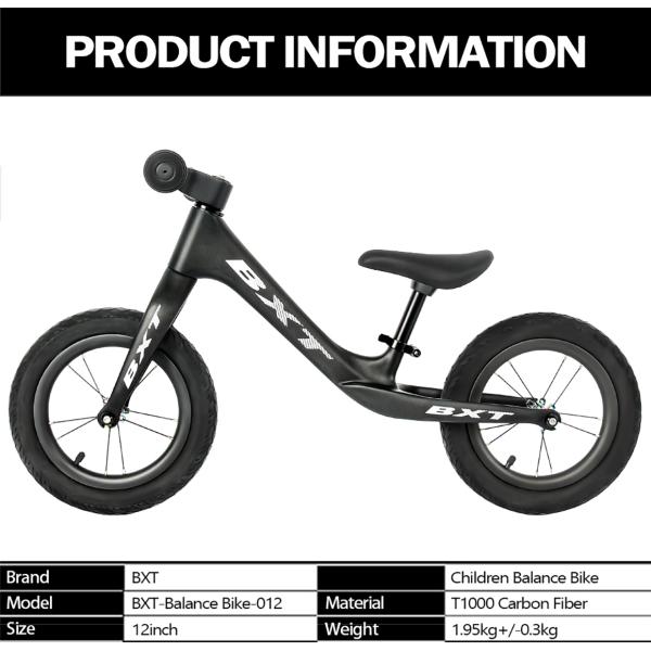 Велосипед баланса нажима волокна углерода технологии EPS полный на дети 2-6 лет