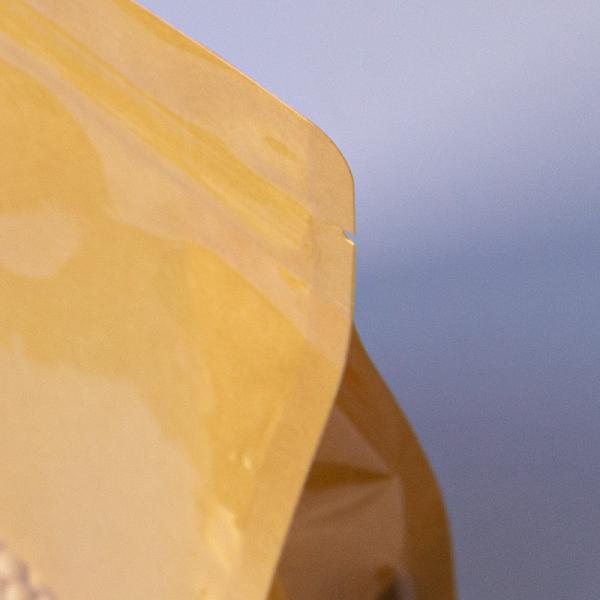 Durable Kraft Paper Bags With Visible Window For Food Packaging Greaseproof Customizable.