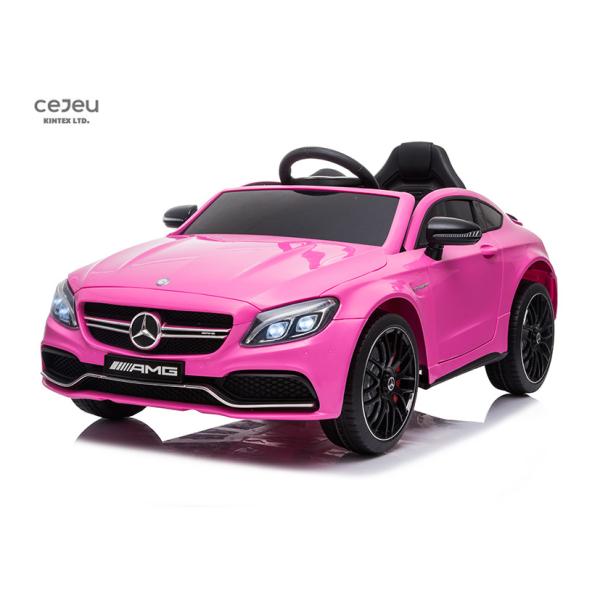 Four Wheel Suspension Licensed Kids Car With Handle And Training Wheel