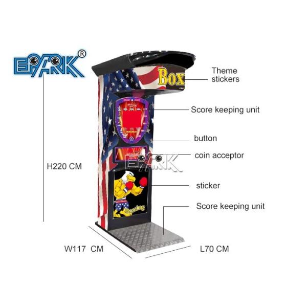 1 Player Sport Boxing Game Machine Redemption Arcade Machine