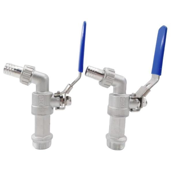 30-Day Return Policy DN15 Stainless Steel Ball Tap Valve with Male Thread Pipe System