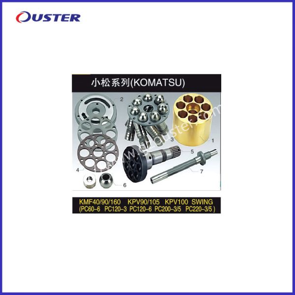 Precision Engineered Komatsu Hydraulic Pump Parts with Steel Iron and Copper Construction and Half Year Warranty