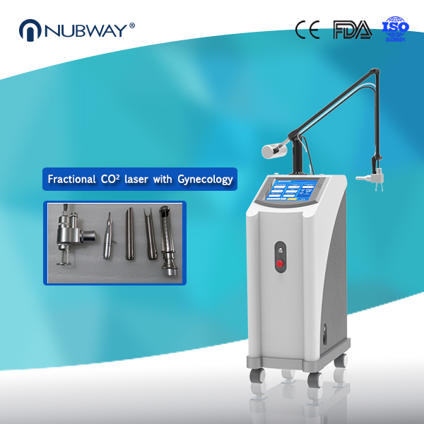 40W 10600nm Glass pipe Skin resurfacing Fractional CO2 Laser machine clinic