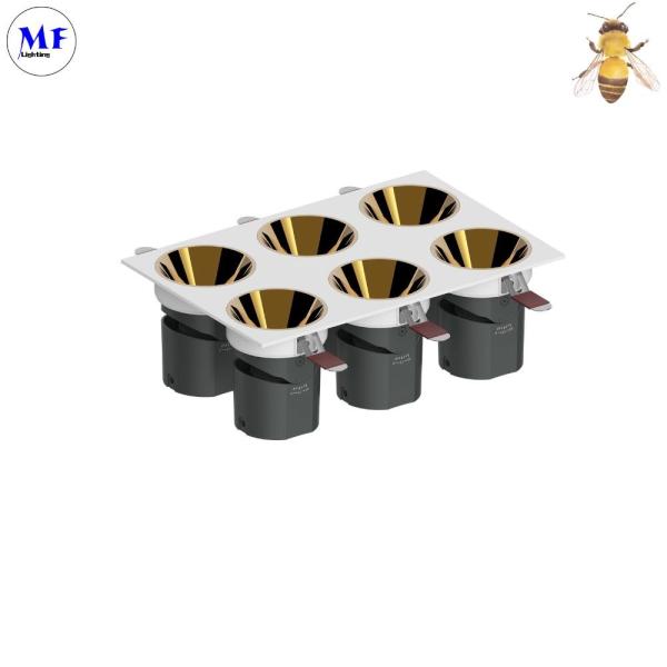 OEM ODM 2inch 3inch 4inch IP40 LED Spot Down Light With Circle Square Trim 5W/7W/10W/15W/18W Retail Store Hotel Room