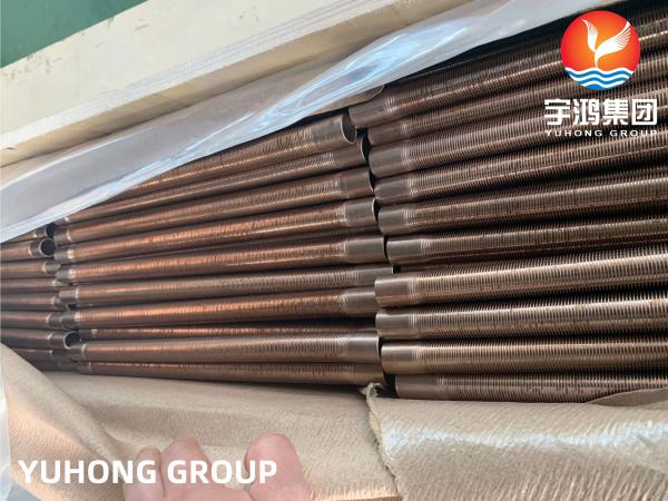 Power Generation ASTM B111 Low Finned Tube C70600-O61 Copper Nickel