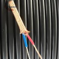 Cable de compensation thermocouple de type SC à conducteur unique / à brins en cuivre et en alliage de CuNi dans l'isolation FEP