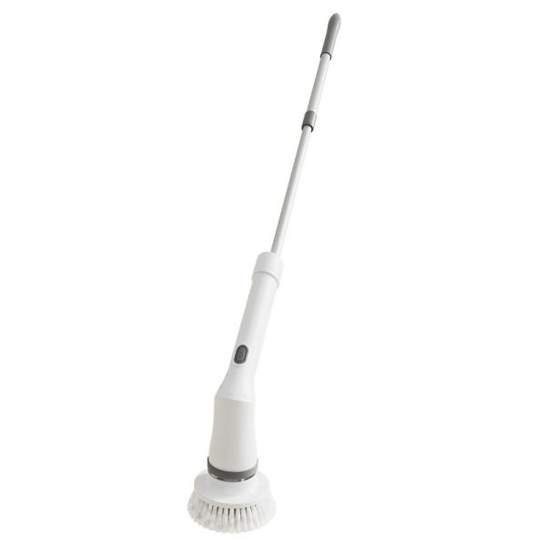 White Plastic Electric Cleaning Brush Set Top Selling Spin Scrubber for Deep Cleaning