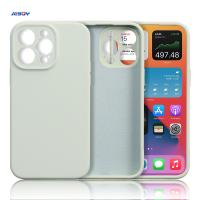 C' est un appareil de téléphonie en silicone liquide pour iPhone 16 15