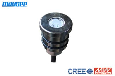 Externo de aço inox incorporado RGB LED piscina luz 2700K ~ 10000K cor branca