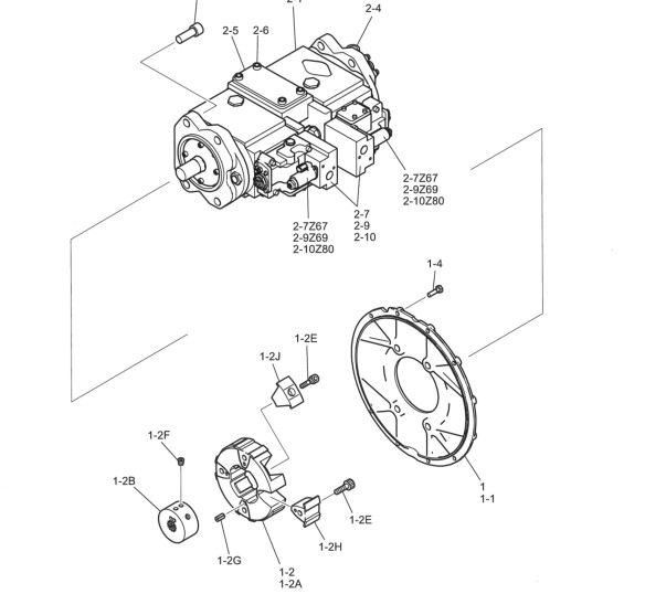 YN30P01028S002 Hydraulic Hub SK200-8 SK210-8 SK250-8 SK330-8 Kobelco Excavator Parts