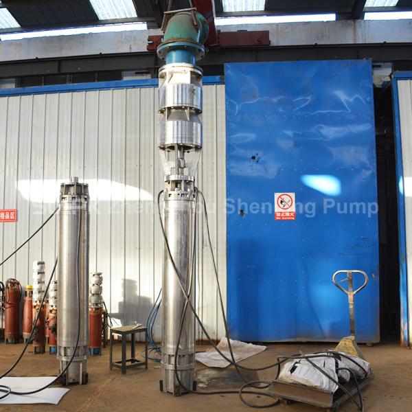 Pompes submersibles en acier inoxydable à grand débit 30 mètres de tête adaptée au drainage des chantiers de construction minière