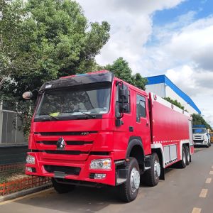 Camion de pompier Howo 430ch 24 000 litres, citerne mousse et eau