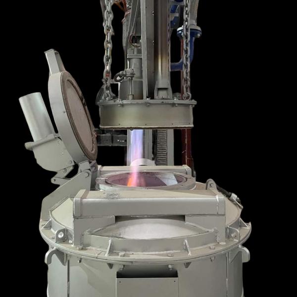 Compact Ladle Preheater with 1.6*1*2.8m Design and Up To 50 Tons Heating Capacity in Iron Grey