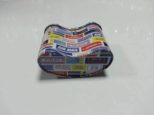 Irregular Colorful Tin Coin Hinge Box For Coin Storage , 130x60x110mm