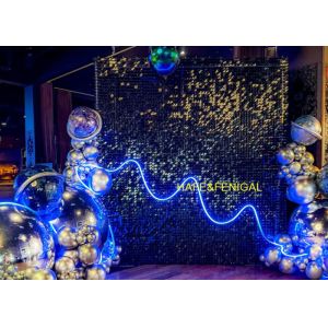 3.3ft Or 1m PVC Silver Shiny Mirror Balloons For Party Planners And Artists