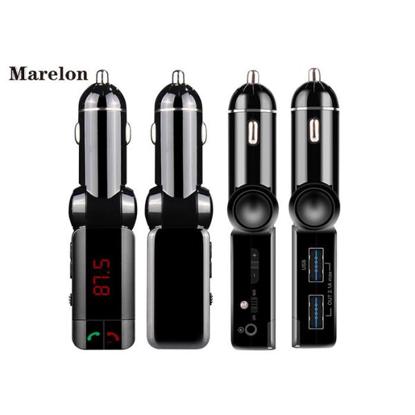 Dual USB Port Bluetooth Car Charger Digital Display For All Types Vehicles