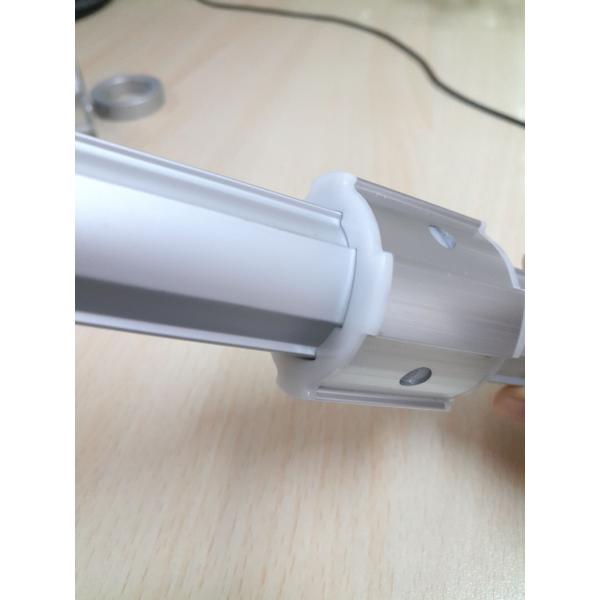 AL-18-A Metal Pipe Connectors , Upgrade Aluminum Tubing Joints Silvery Color