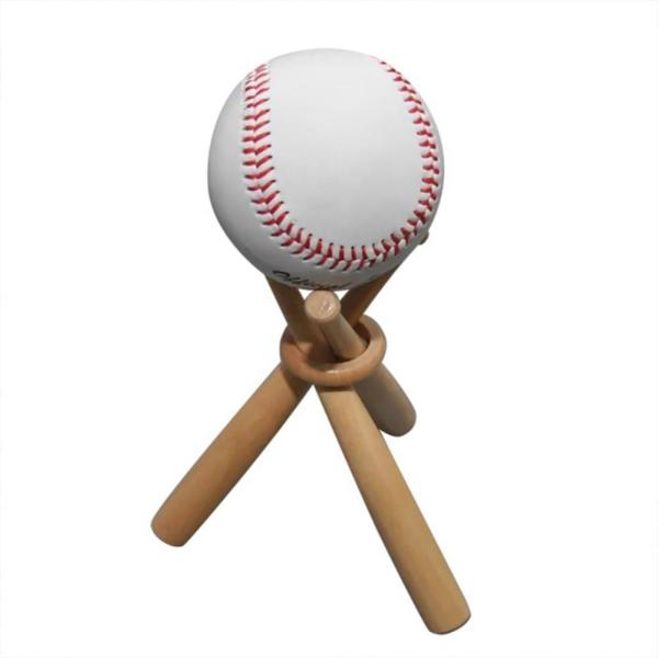 150/180 MM Mini Baseball Stand Wooden Baseball Bats Display Holder Baseball Accessories for Ball for Kids