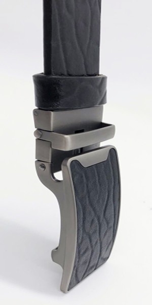 Неподдельный кожаный автоматический пояс талии пряжки, кожаная ширина пояса 3.5cm храповика