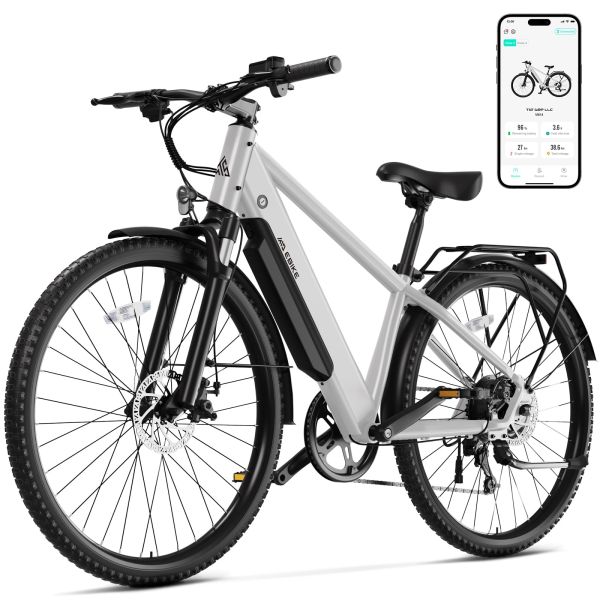 TST C624 Adult Electric Mountain Bike Rear Hub Motor Steel Frame Disc Brake Brushless Motor 10.4Ah Lithium Battery