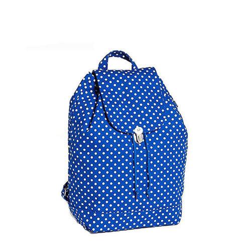 Blue/Red Plain Custom Logo Backpacks Light Weight School Book Carrier