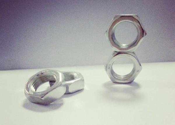 Thin M18x1.5 Carbon Steel Nuts Hex Head 8.5mm Thickness Anti Corrosion