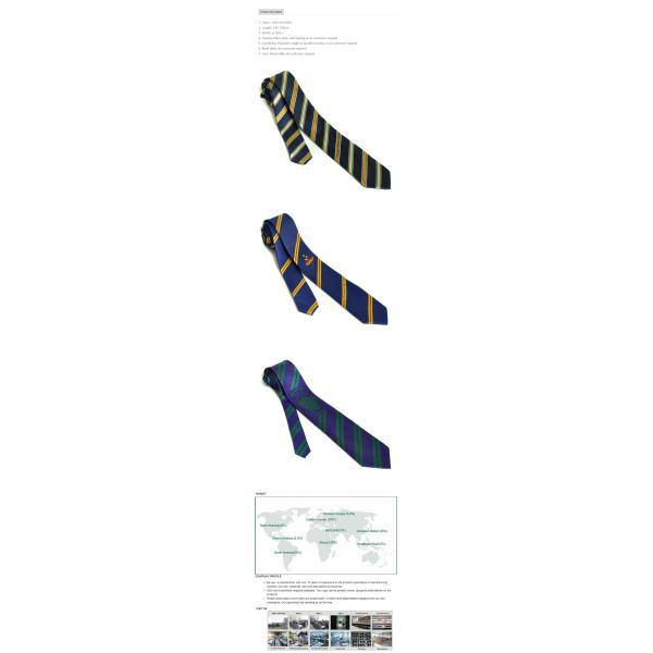 polyester uniform tie ,company tie ,micro-fiberself logo tie ,gift tie ,