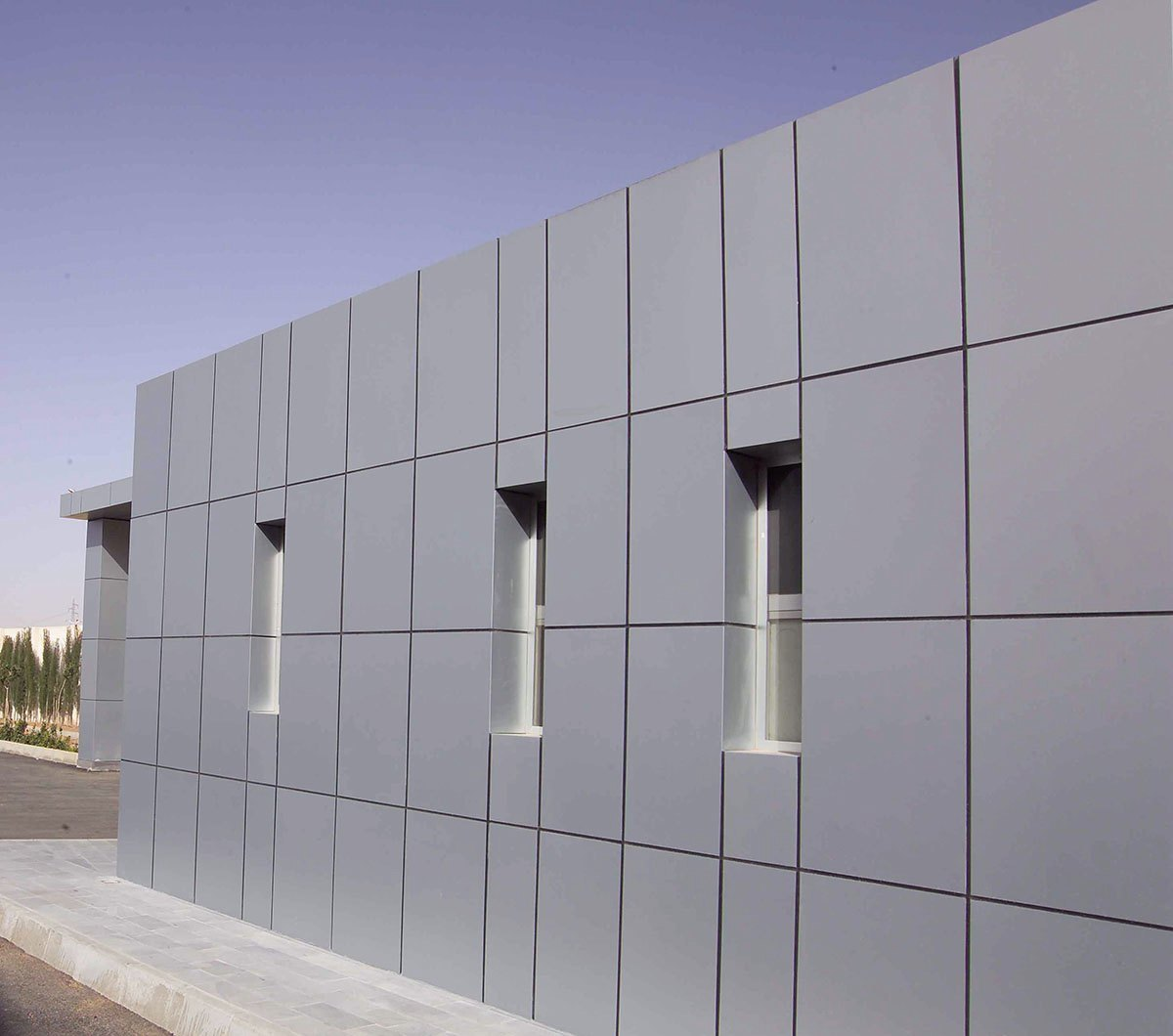 Customied Aluminum Composite Panel Anti Static 0.4CM Exterior Composite Facade