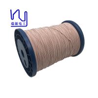 Fio de cobre coberto de seda do esmalte do fio 0.10mm * 155 do Hf Litz