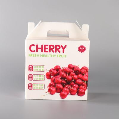 Eco Friendly Fruit Packing Boxes White Fruit Shipping Boxes Impact Resistant
