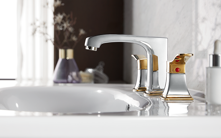 ARROW Foshan Single Handle Single Hole Bathroom Sink Faucet with Ceramic Valve Core and Gold Finish