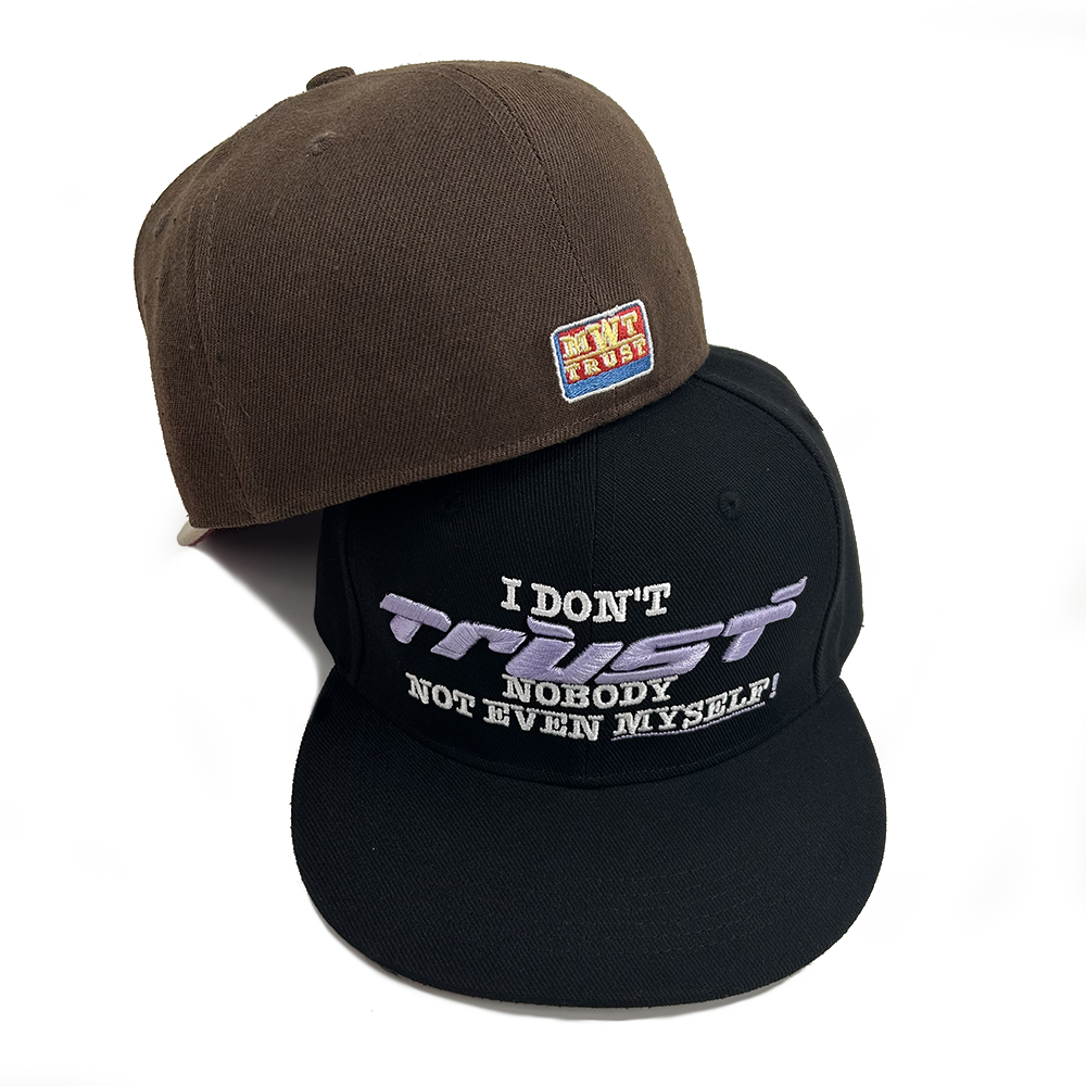 New Design 6 Panel Fitted Snapback Hat Baseball Cap 3D Embroidery Logo Sports Flex Adjustable