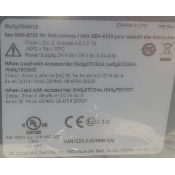 General Electric Mark VI IS420YDOAS1B módulo de salida discreto hecho en EE.UU. listo para el envío