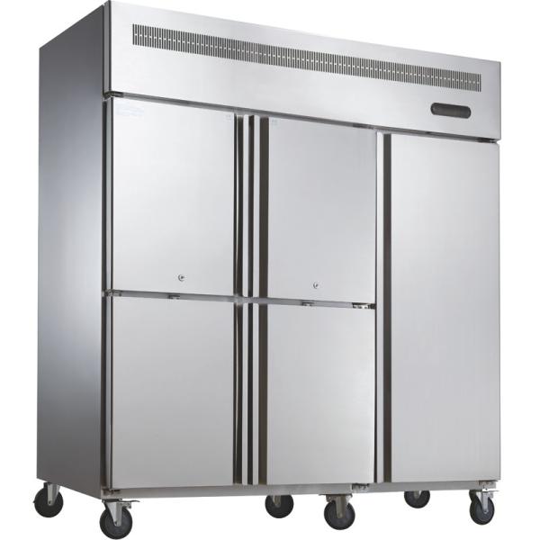 One Layer Commercial Upright Freezer Auto Defrost For Supermarket