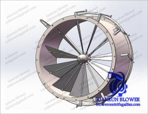 High Pressure Centrifugal Fan Accessories Air Blower Damper For Second Stage