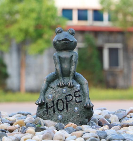 Garden Statue Fountains Vivid Frog Statue Green Frog Magnesia Water  right weight Fountain